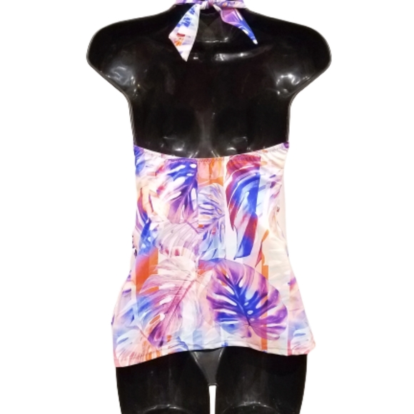 Profile by Gottex Sanibel VNeck Halter Tankini Top - Picture 3 of 7